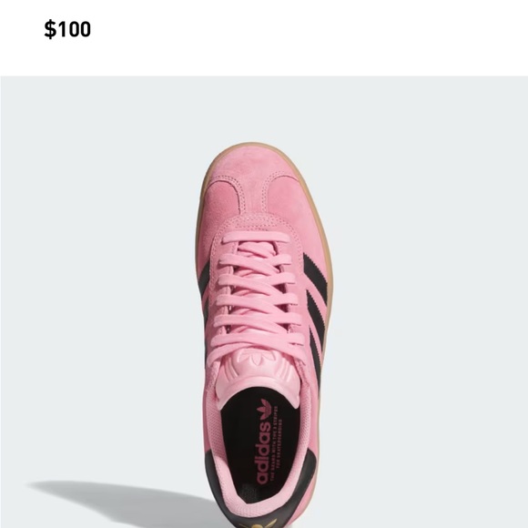 New Adidas Gazelle Pink Black 8 10 - Picture 8 of 14